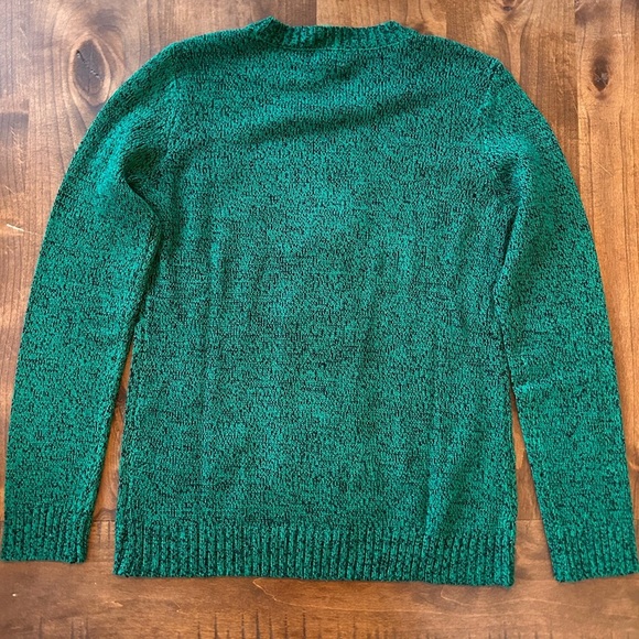 NWT Snowman and Penguin Green Holiday Knit Sweater - Picture 3 of 3